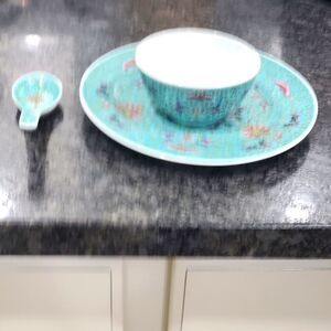 VINTAGE Jingdezhen VINTAGE porcelain  Mun Shou Longevity Pattern